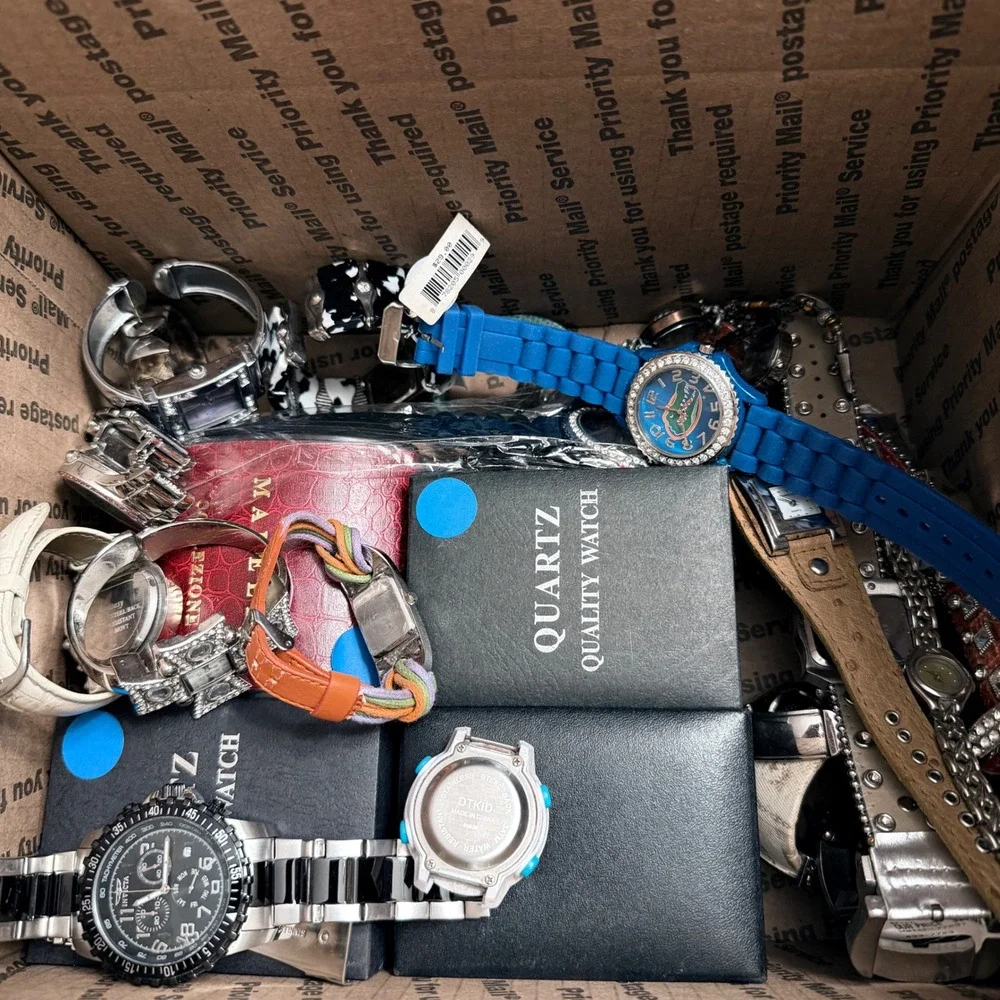 Mixed Watch Wholesale Lot Unisex OS Multi Good Invicta NCAA Bling